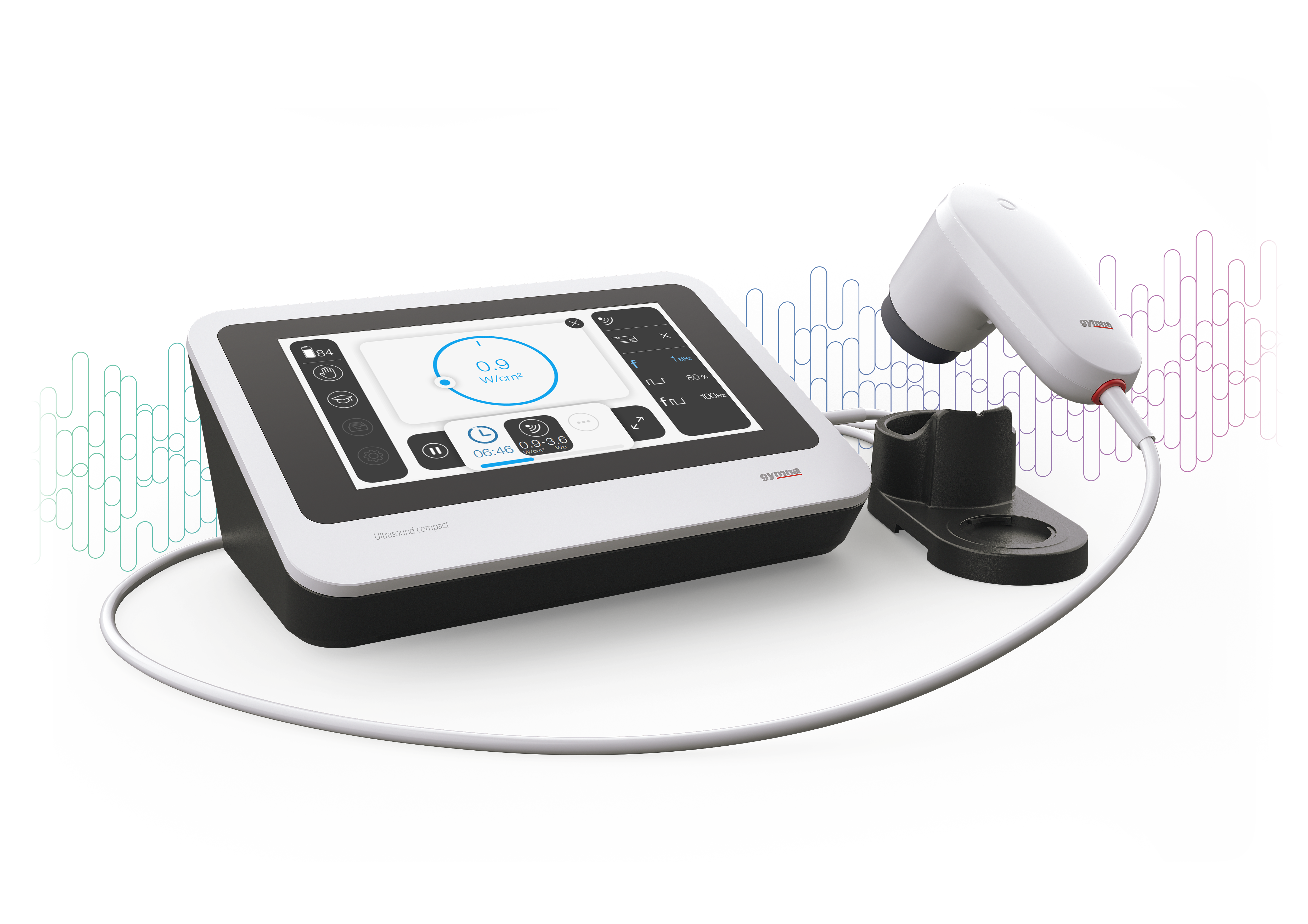 Ultraschalltherapiegerät Mobile Compact mit Mobile Fit Wagen