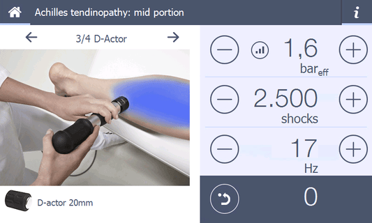 Gymna ShockMaster 300 – Radiale Stoßwellentherapie / Stoßwelle - Gymna - ppw - winter