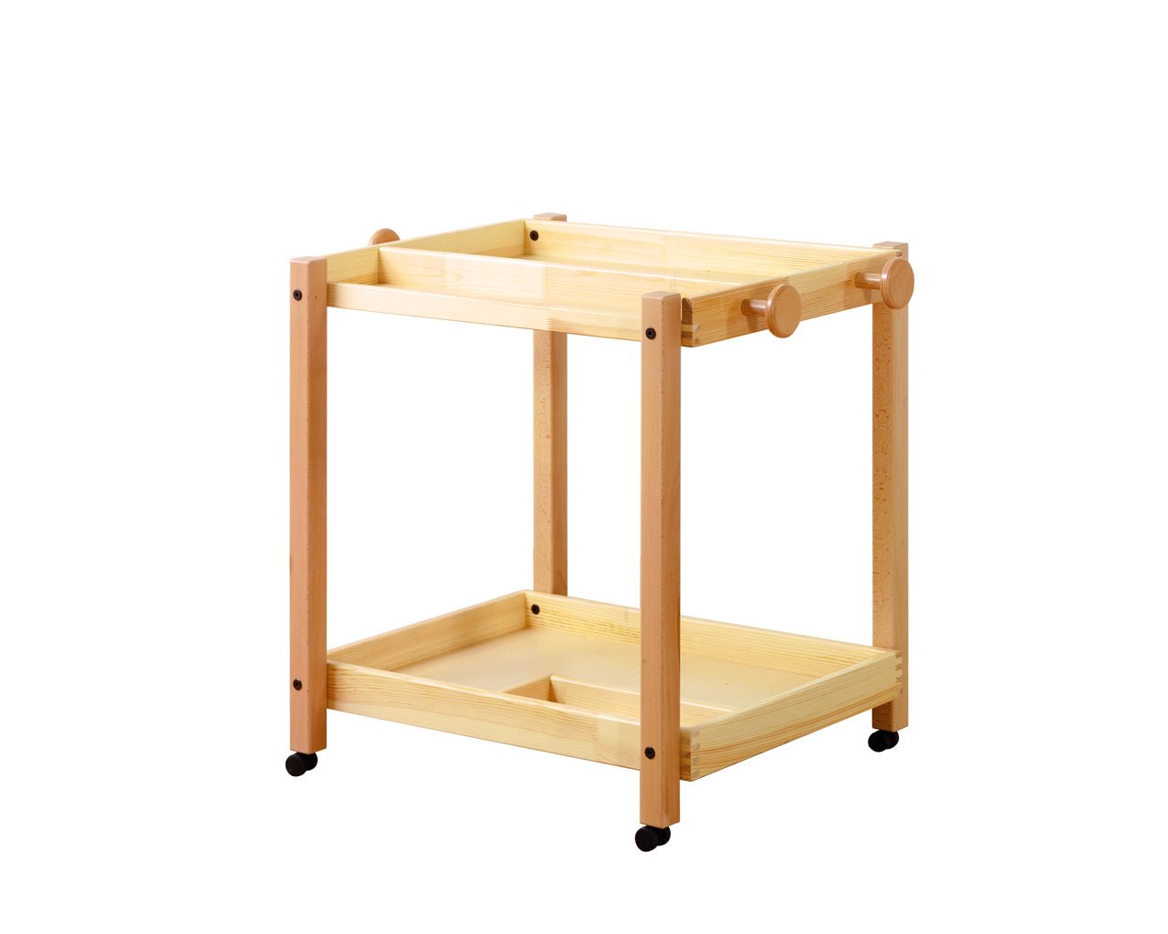 Gymnastikwagen aus Holz mit 2 Böden - Sport Langner - ppw - winter