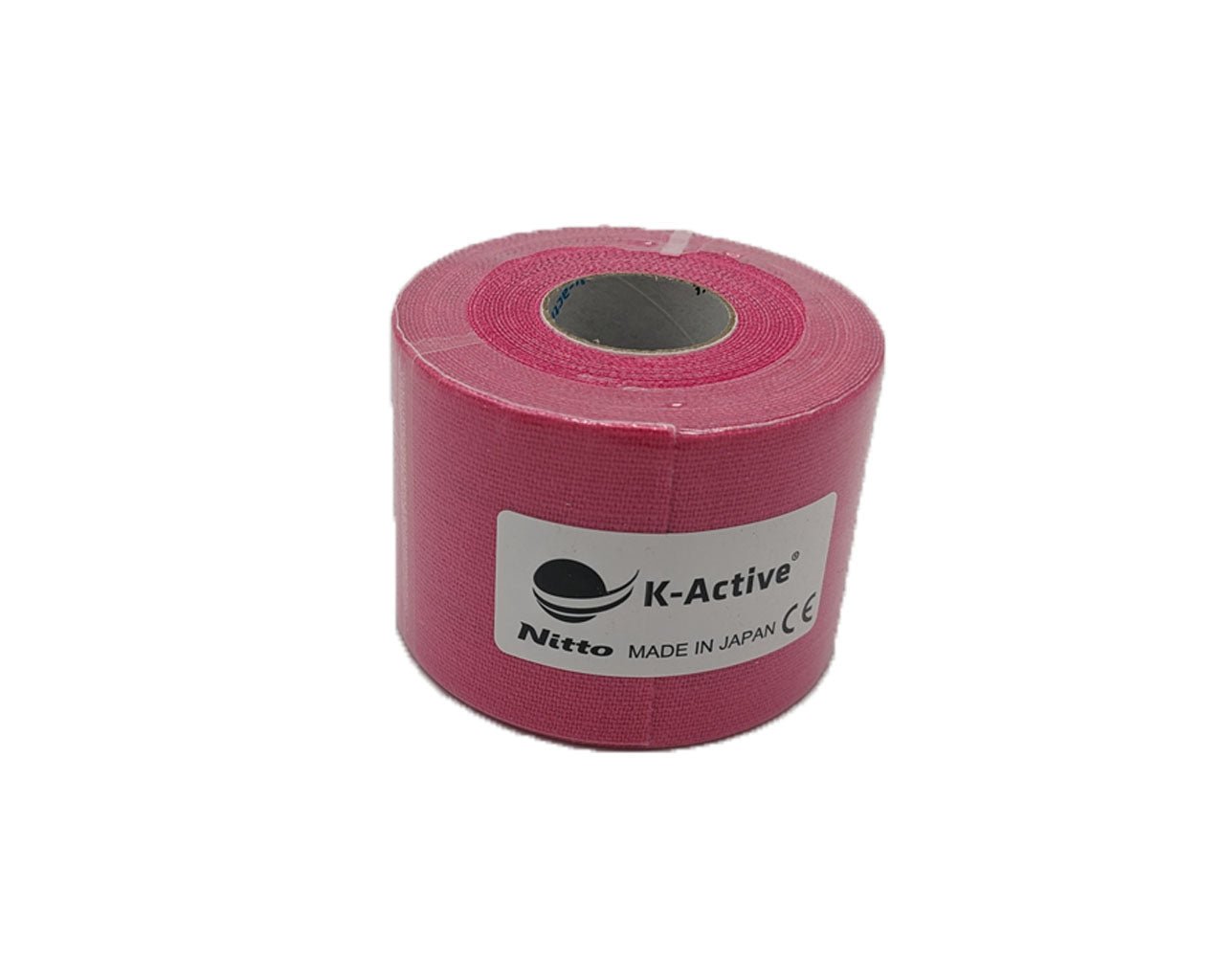 K-Active Classic Kinesiotape in Pink, 5 m Rolle, hochwertiges elastisches Tape für Tape-Anlagen an Gelenken und Muskeln.