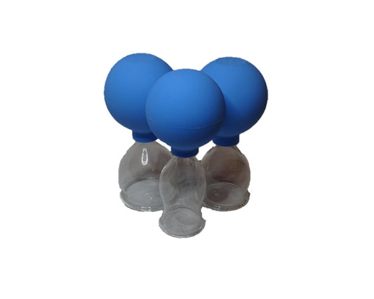 Schröpfgläser mit Olive und Ball, Glas - Doc Save - ppw - winter