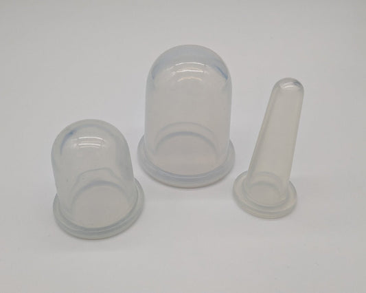 Schröpfkopf - Set aus Silikon, Gr. L, M, S - DocSave - ppw - winter